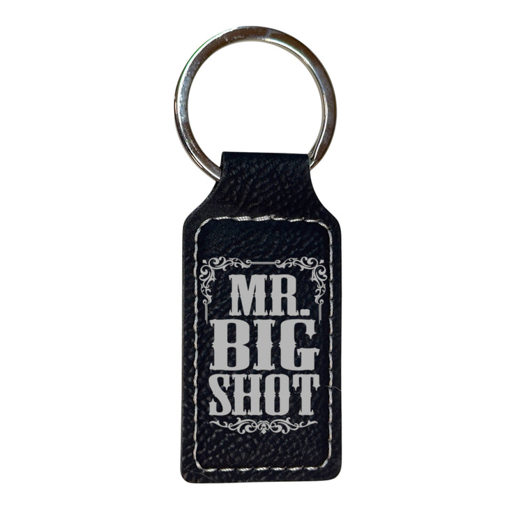 Keychain - Rectangle - Mr Big Shot - Leather