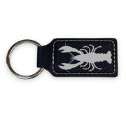 Keychain - Rectangle - Crawfish - Leather