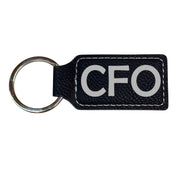 Keychain - Rectangle - CFO - Leather
