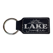 Keychain - Rectangle - Lake Junkie - Leather