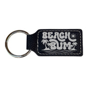 Keychain - Rectangle - Beach Bum - Leather