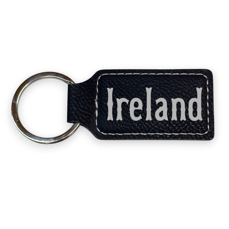 Keychain - Rectangle - ireland - Leather