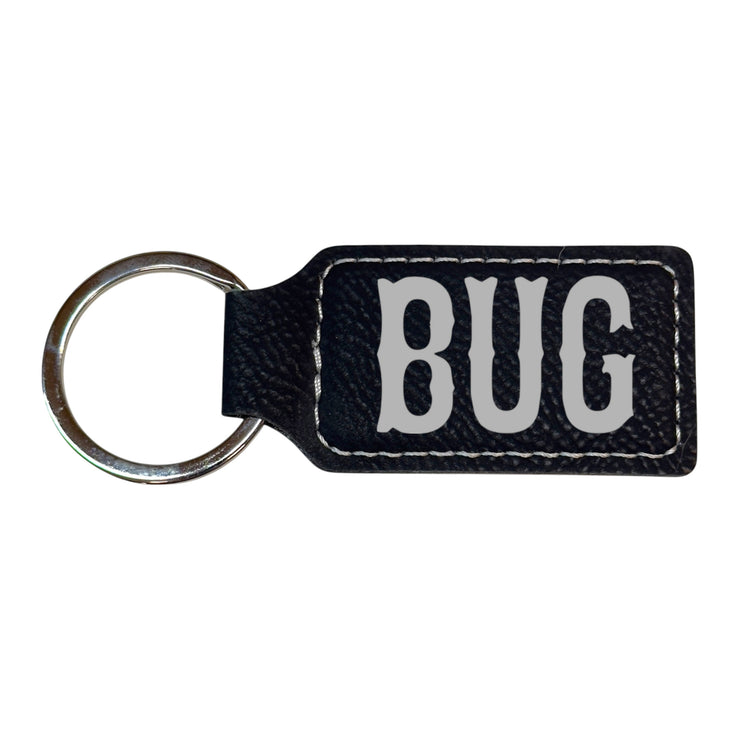 Keychain - Rectangle - Bug - Leather