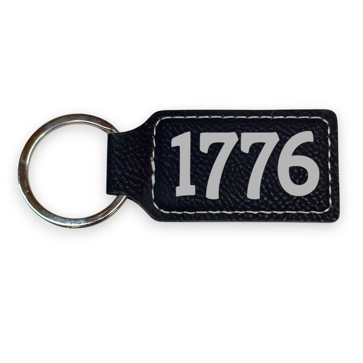 Keychain - Rectangle - 1776 - Leather