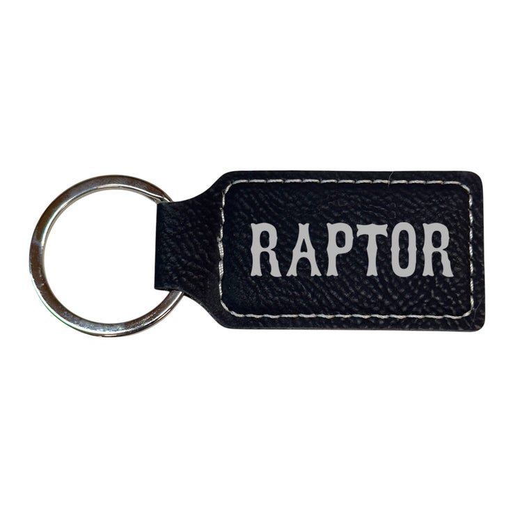 Keychain - Rectangle - Raptor - Leather
