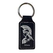 Keychain - Rectangle - Athena - Leather