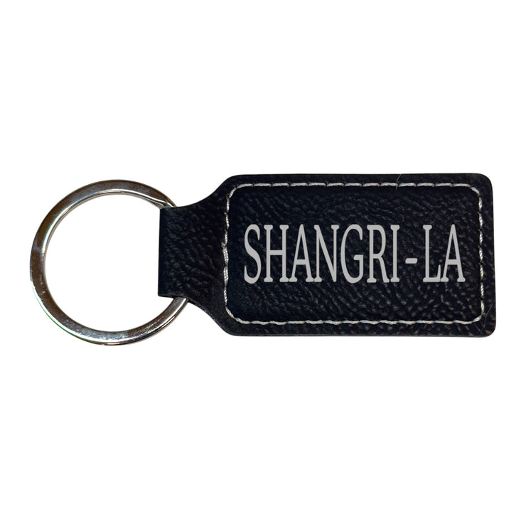 Keychain - Rectangle - Shangri La - Leather