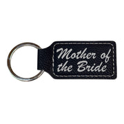 Keychain - Rectangle - Mother of the Bride - Leather