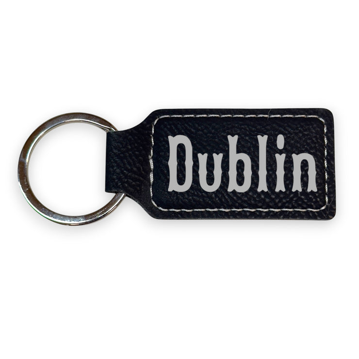 Keychain - Rectangle - Dublin - Leather
