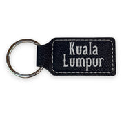 Keychain - Rectangle - Kuala Lumpur - Leather