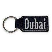 Keychain - Rectangle - Dubai - Leather