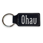 Keychain - Rectangle - Oahu - Leather