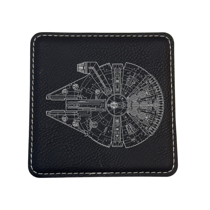 Coaster - Mfalcon - SET OF 2 - Leather or Stitched Cork