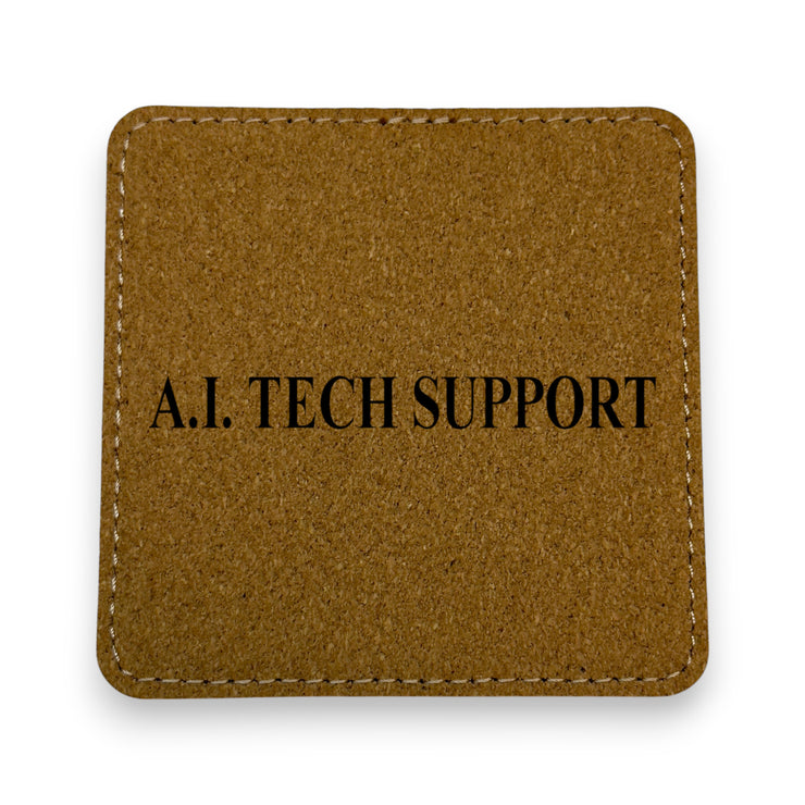 Coaster - A.I. Tech Support - SET OF 2 - Leather or Stitched Cork