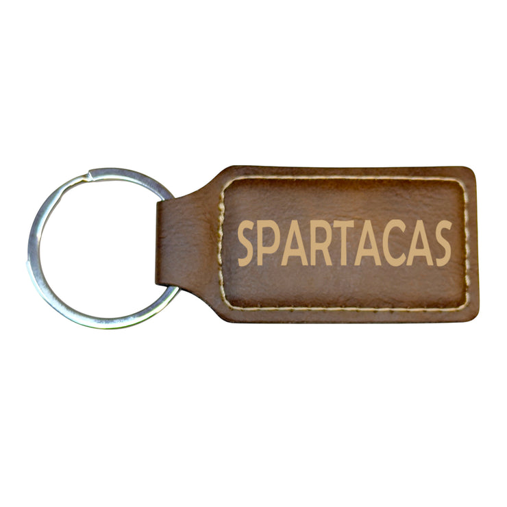 Keychain - Rectangle - Spartacas - Leather