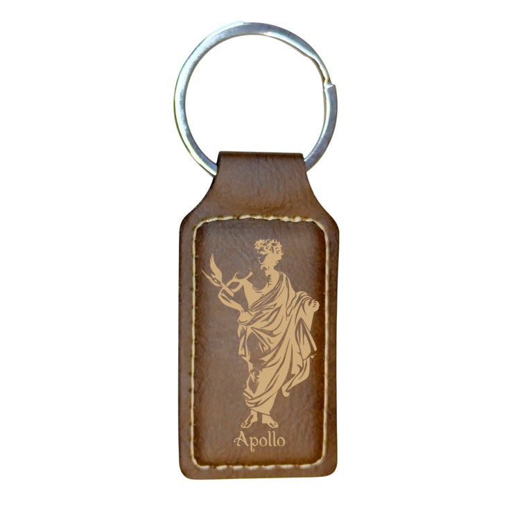 Keychain - Rectangle - Apollo - Leather