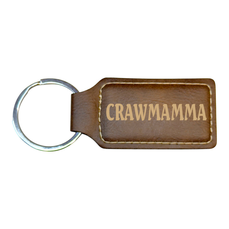 Keychain - Rectangle - Crawmamma - Leather