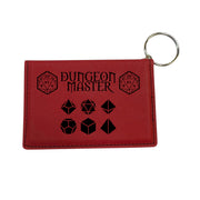 Keychain ID Holder Wallet - Dungeon Master Leather