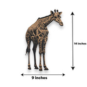 Signs - Black - Safari Animals - SET of 4 LARGE - Double stick tape included