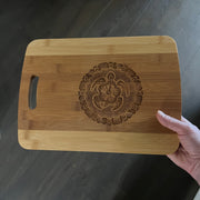 Hawaiin Turtle Cutting Board 14''x9.5''x.5'' Bamboo