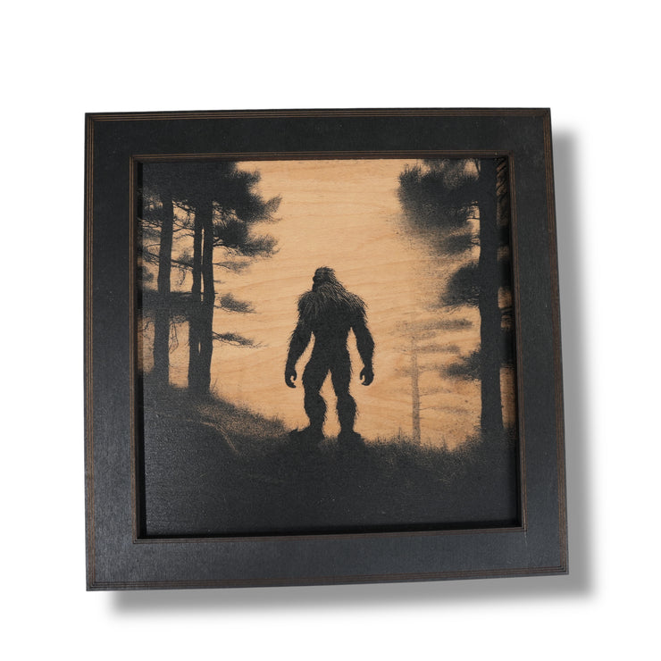 Framed Art - CUSTOM - Bigfoot Sasquatch SET of 4 Pictures