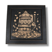 Framed Art - CUSTOM - Casino Gambling Game Room SET of 3 Pictures