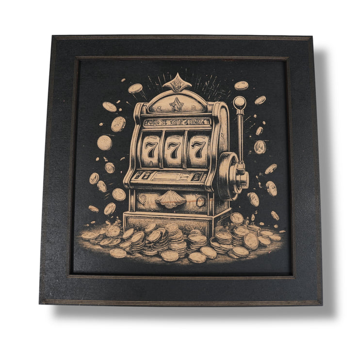 Framed Art - CUSTOM - Casino Gambling Game Room SET of 3 Pictures