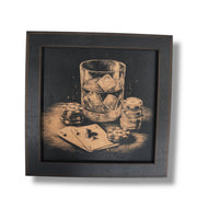 Framed Art - CUSTOM - Casino Gambling Game Room SET of 3 Pictures