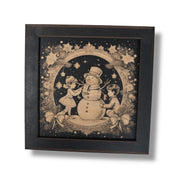 Framed Art - CUSTOM - Santa Christmas SET of 3 Pictures