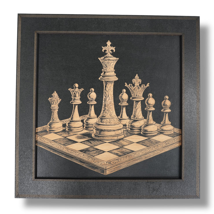 Framed Art - CUSTOM - Chess SET of 3 Pictures