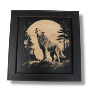 Framed Art - CUSTOM - Wolf SET of 3 Pictures