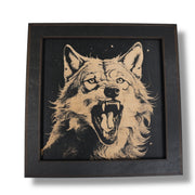 Framed Art - CUSTOM - Wolf SET of 3 Pictures