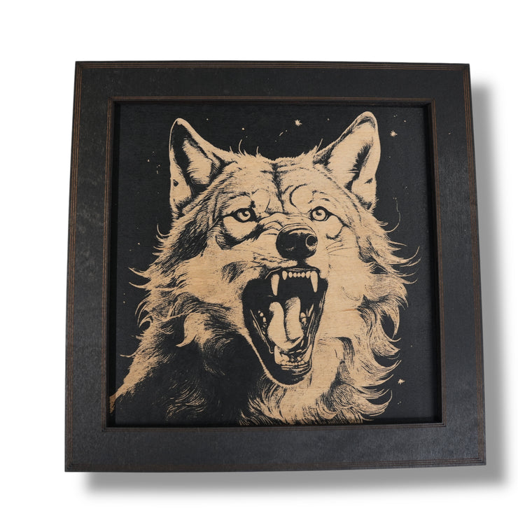 Framed Art - CUSTOM - Wolf SET of 3 Pictures