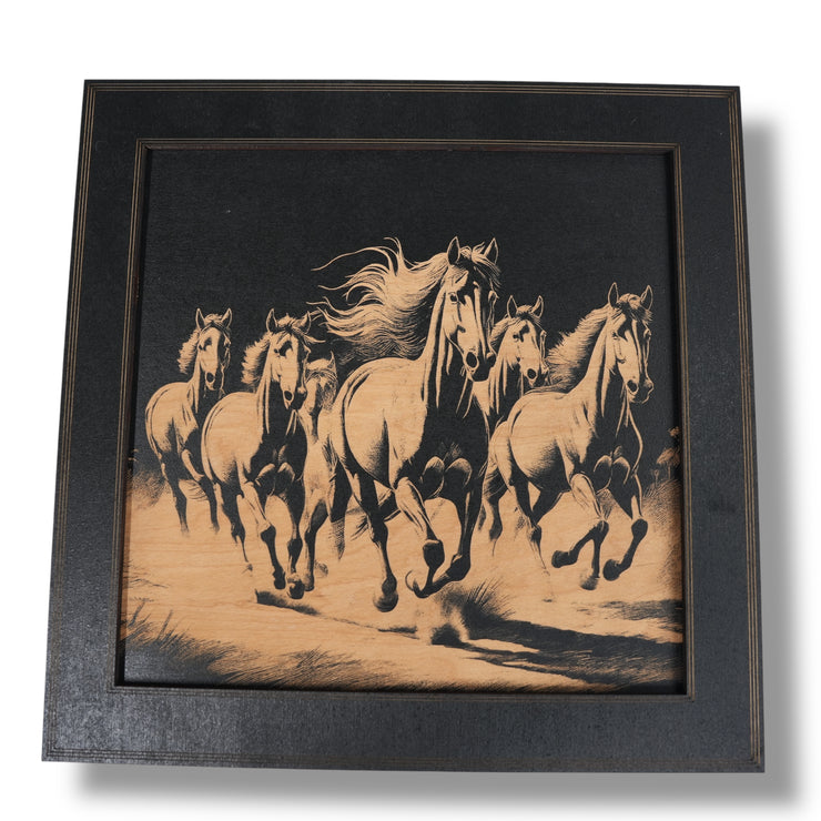 Framed Art - CUSTOM - Horse SET of 3 Pictures