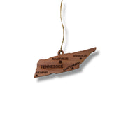 Ornament - CUSTOM - Tennessee State with Cities