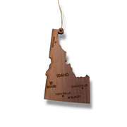 Ornament - CUSTOM - Idaho State with Cities