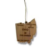 Ornament - CUSTOM - Ohio State with Cities