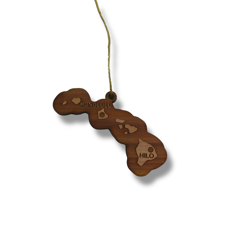 Ornament - CUSTOM - Hawaii State with Cities
