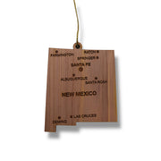 Ornament - CUSTOM - New Mexico State with Cities