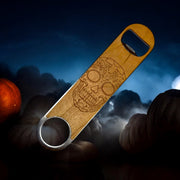 Sugar Skull - Wooden Bottle Opener