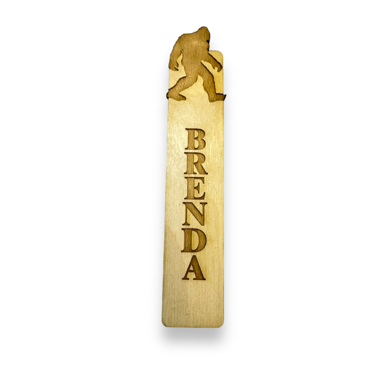 Bookmark - Personalized Sasquatch Bigfoot - Bookmark