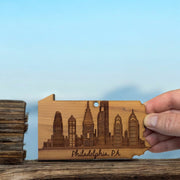 Philadelphia PA - Cedar Ornament