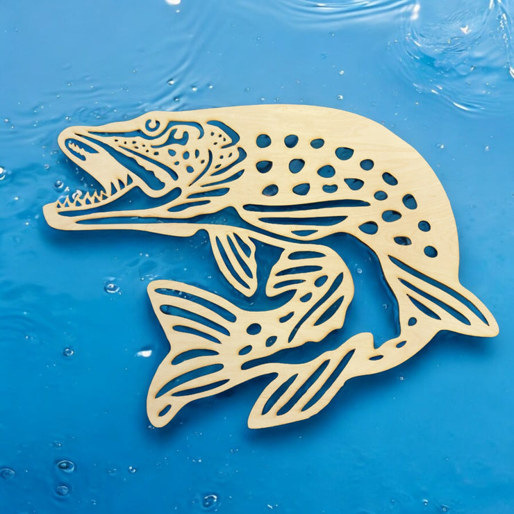 Pike Fish 19x14 Sign