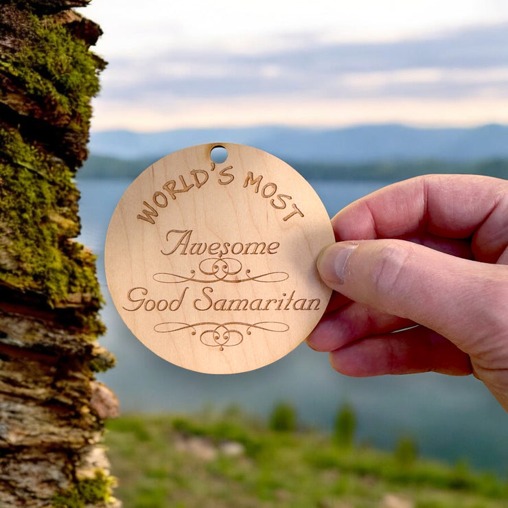 Worlds most Awesome Good Samaritan - Ornament