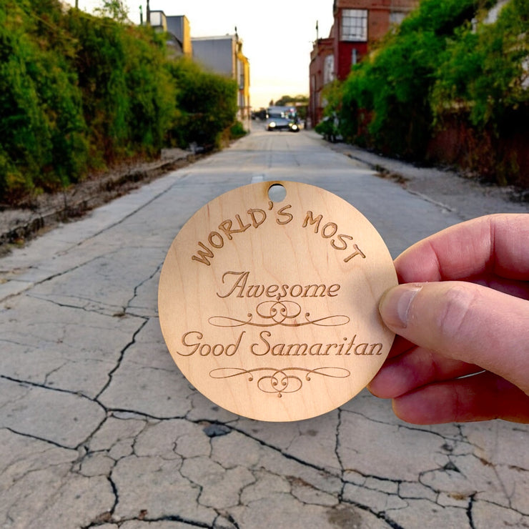 Worlds most Awesome Good Samaritan - Ornament