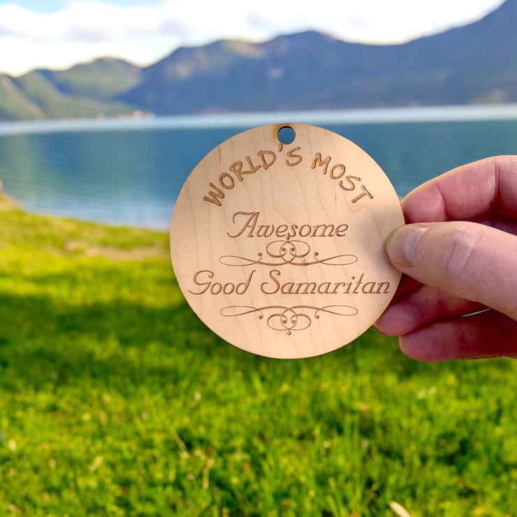Worlds most Awesome Good Samaritan - Ornament