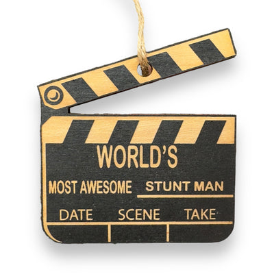 Worlds most awesome Stunt Man - Ornament Black