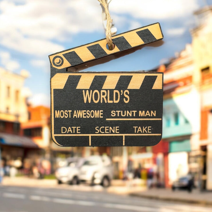 Worlds most awesome Stunt Man - Ornament Black
