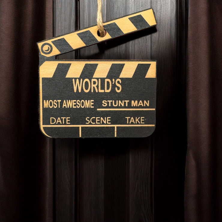 Worlds most awesome Stunt Man - Ornament Black
