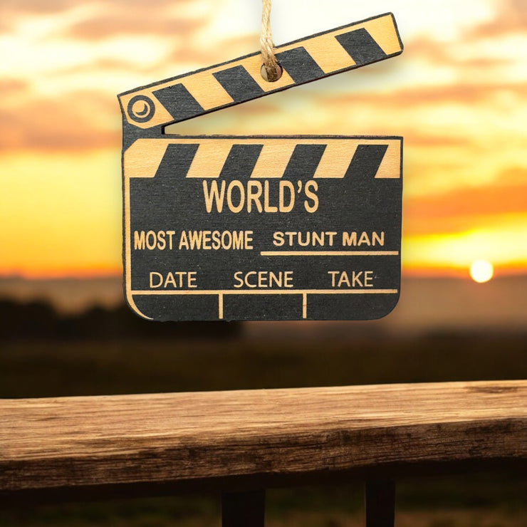 Worlds most awesome Stunt Man - Ornament Black